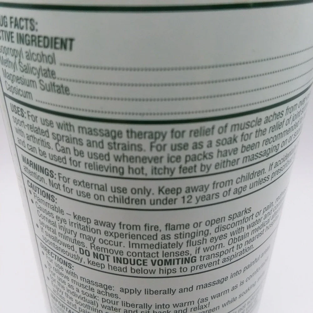 LDN Research 16 Oz  Arthritis & Sport w/Wintergreen Epsom‎ Salt + Alcohol Sealed